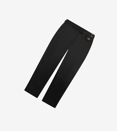 Fred Perry Amy Winehouse Foundation High Taille Trousers Broek Dames Zwart | AOS129503