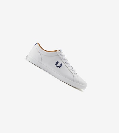 Fred Perry Baseline Sneakers Heren Wit | VKL425819