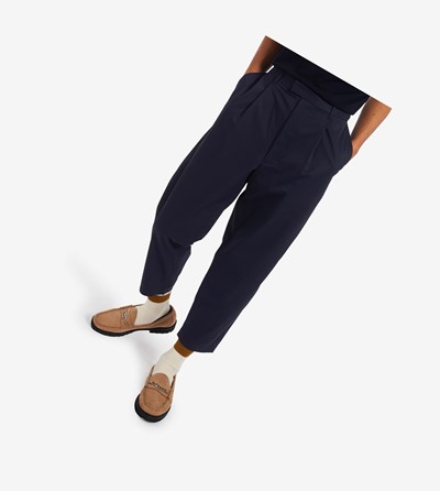 Fred Perry Cropped Broek Heren Donkerblauw | CPH284135