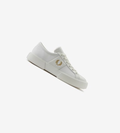 Fred Perry Exmouth Sneakers Heren Wit Metal Goud | WZM948723