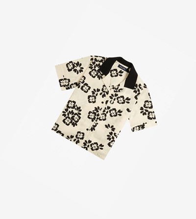 Fred Perry Floral Print Shirt T Shirts & Topjes Dames Zwart | QPR082593