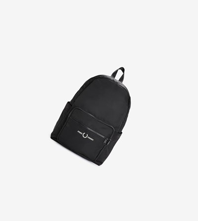 Fred Perry Grafische Tape Backpack Tassen Heren Zwart | AUS024135