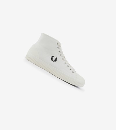 Fred Perry Hughes Mid Sneakers Dames Wit | GHY952834