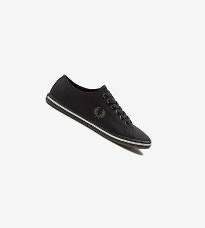 Fred Perry Kingston Sneakers Heren Zwart | DBE723905
