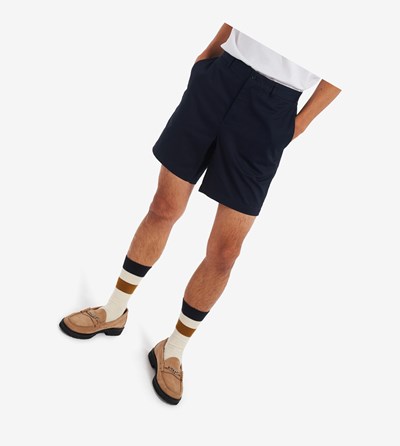 Fred Perry Klassieke Korte Broek Heren Donkerblauw | AMR761924