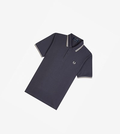 Fred Perry M12 Poloshirt Heren Diepgrijs Bruin | IRE867910