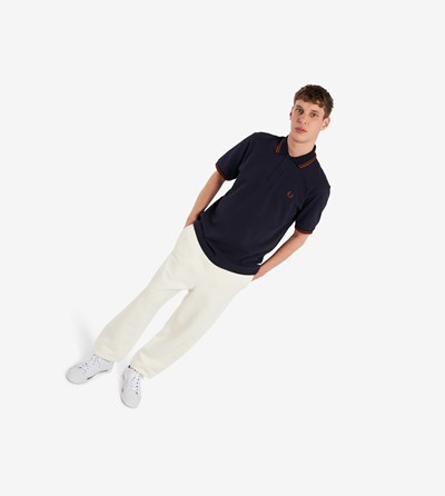 Fred Perry M12 Poloshirt Heren Donkerblauw | FLG132946
