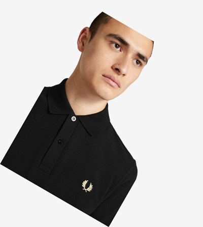 Fred Perry M3 Poloshirt Heren Zwart | FVQ679235