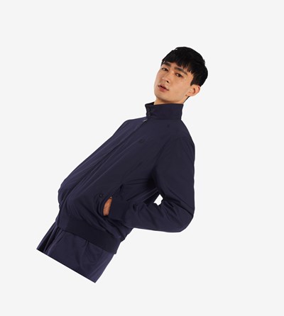 Fred Perry Made In England Harrington Jacket Jassen Heren Donkerblauw | UHB096425