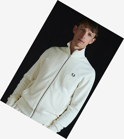 Fred Perry Reissues Funnel Neck Trainingsjack Heren Wit | DGK125387
