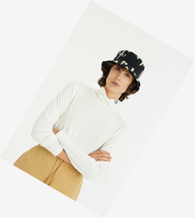 Fred Perry Roll Neck Top Poloshirt Dames Wit | QZU781295