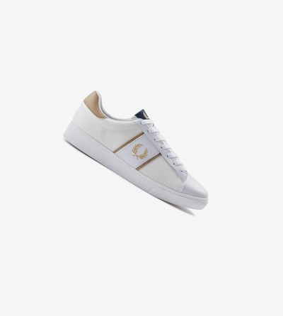 Fred Perry Spencer Sneakers Heren Wit | OUW821579