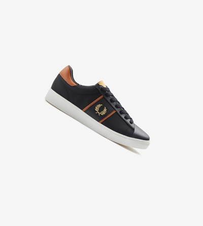 Fred Perry Spencer Sneakers Heren Zwart | BKV489506