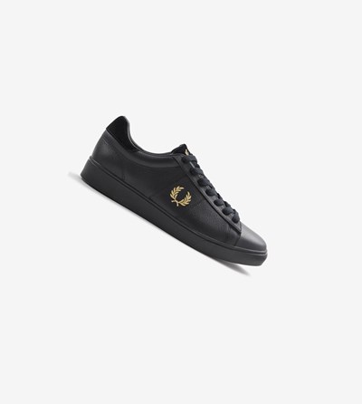 Fred Perry Spencer Sneakers Heren Zwart | LAZ814376